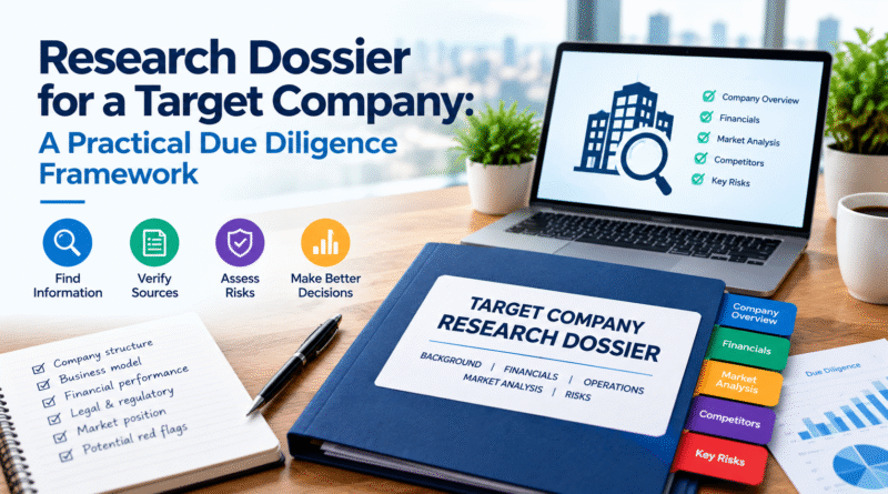 research dossier target company
